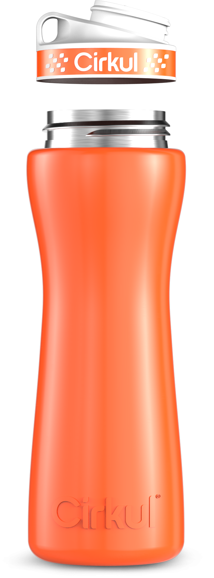 Custom 22oz. Stainless Steel Bottle & Comfort Grip Lid ertwg y8tbm