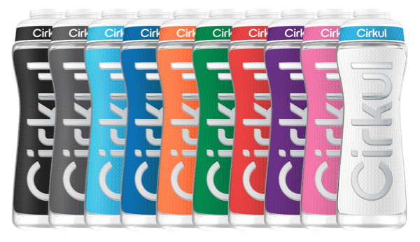 22oz. Grip Squeeze Plastic Bottle & Sport Lid gb5a9 smcur