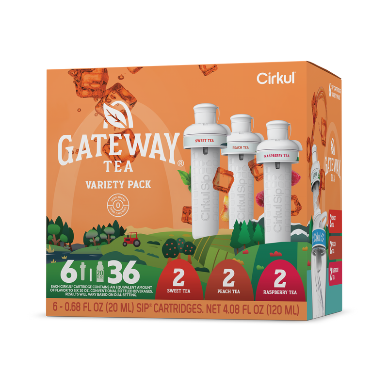 Gateway Tea® 6-Pack Variety Pack yqydy 7rhtj