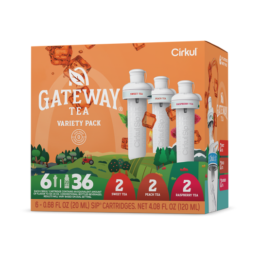 Gateway Tea® 6-Pack Variety Pack yqydy 7rhtj