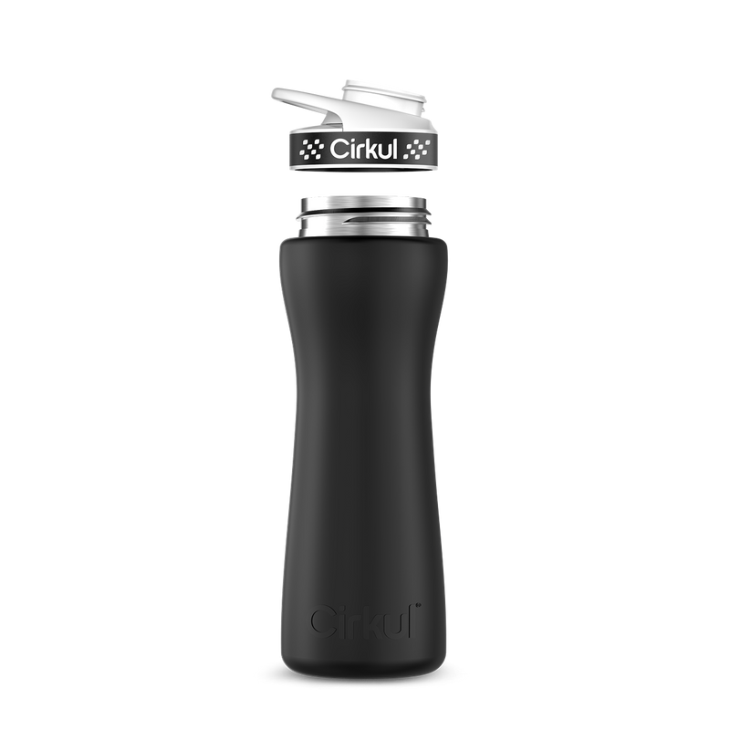 22oz. Stainless Steel Bottle & Comfort Grip Lid zsvyb t29wn