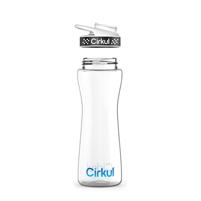 22oz. Plastic Bottle & Comfort Grip Lid kqmcf 99za3