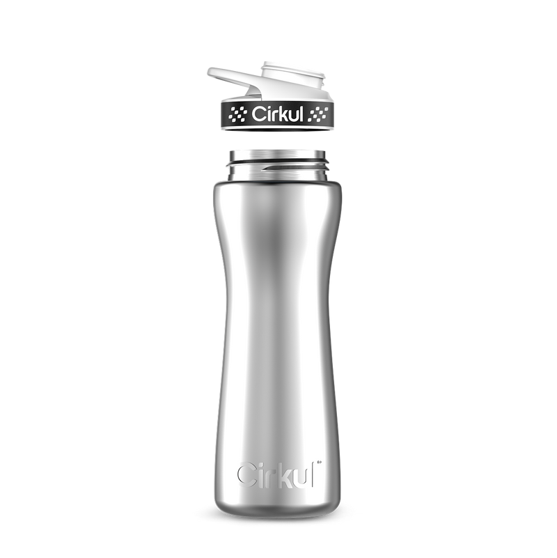 22oz. Stainless Steel Bottle & Comfort Grip Lid zsvyb t29wn