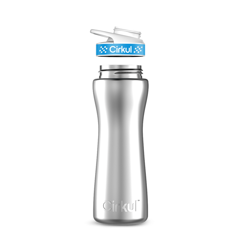 22oz. Stainless Steel Bottle & Comfort Grip Lid zsvyb t29wn