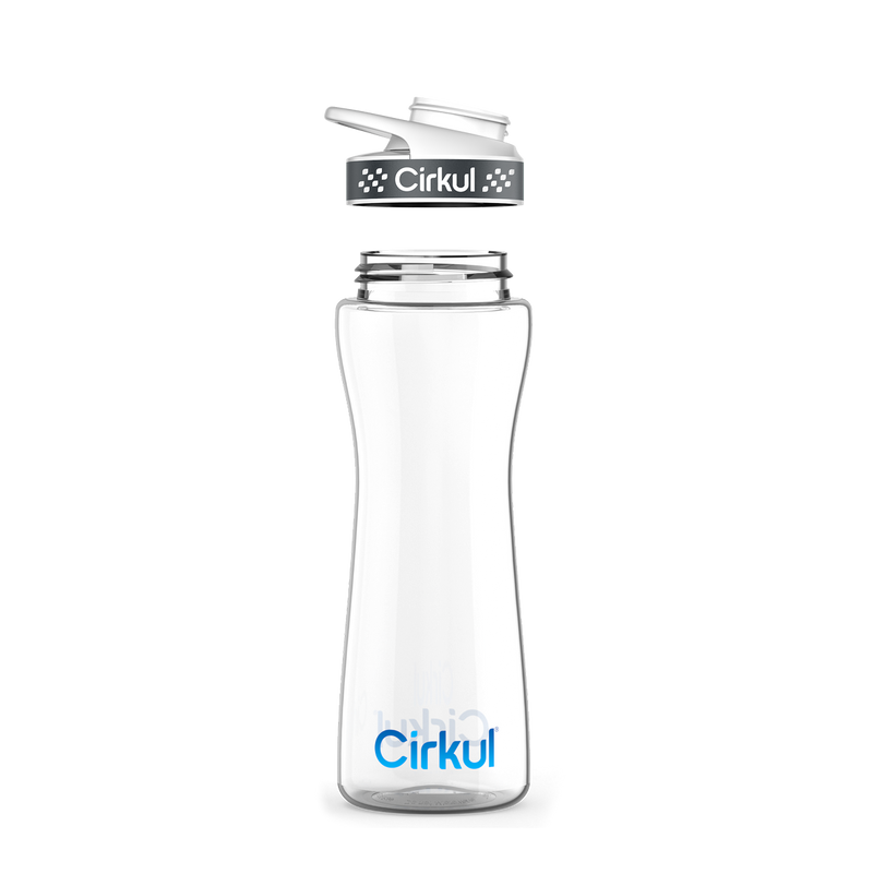 22oz. Plastic Bottle & Comfort Grip Lid kqmcf 99za3