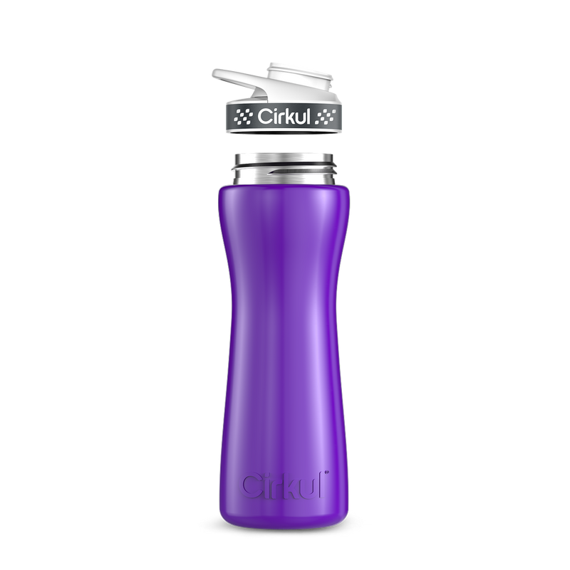 22oz. Stainless Steel Bottle & Comfort Grip Lid zsvyb t29wn