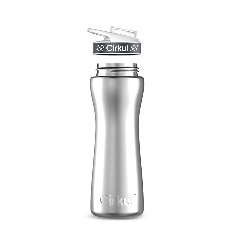 22oz. Stainless Steel Bottle & Comfort Grip Lid zsvyb t29wn
