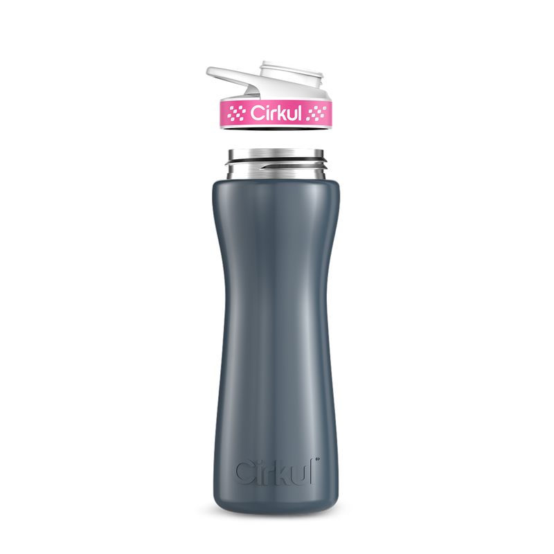 22oz. Stainless Steel Bottle & Comfort Grip Lid zsvyb t29wn