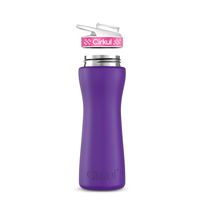 22oz. Stainless Steel Bottle & Comfort Grip Lid zsvyb t29wn