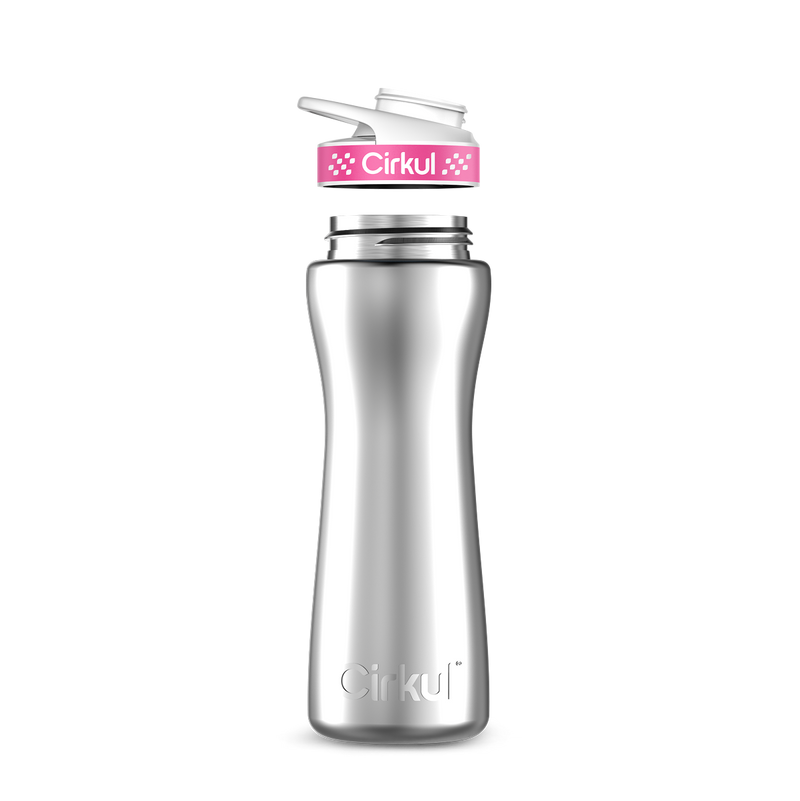 22oz. Stainless Steel Bottle & Comfort Grip Lid zsvyb t29wn