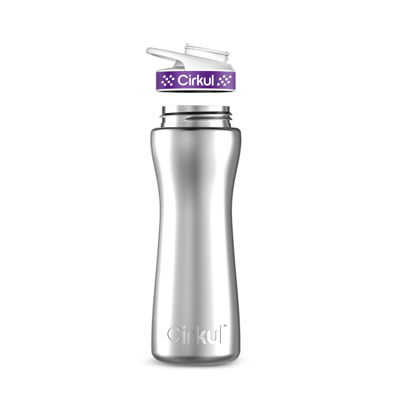 22oz. Stainless Steel Bottle & Comfort Grip Lid zsvyb t29wn