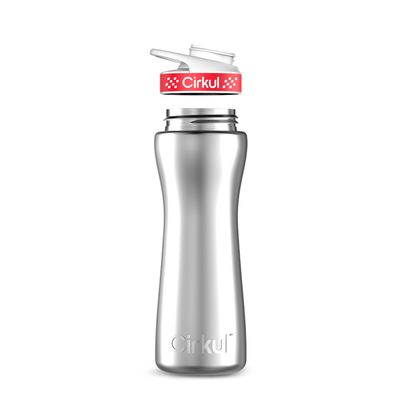 22oz. Stainless Steel Bottle & Comfort Grip Lid zsvyb t29wn