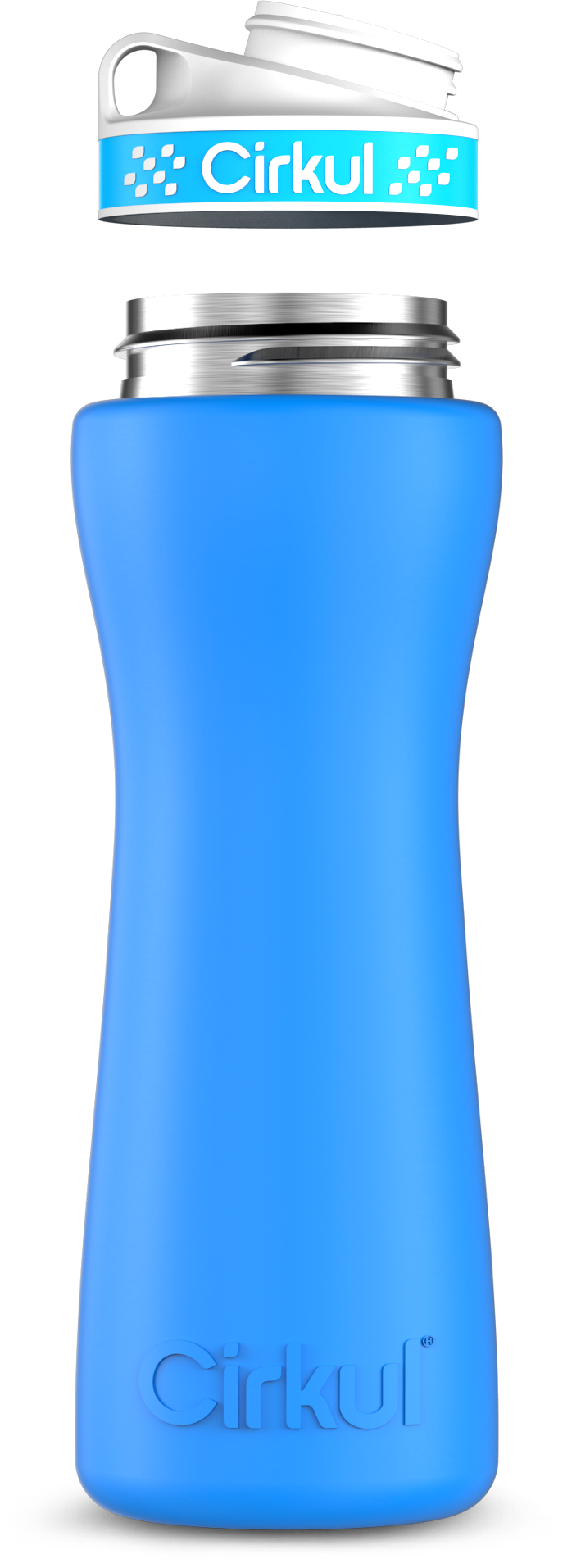 Custom 22oz. Stainless Steel Bottle & Comfort Grip Lid ertwg y8tbm