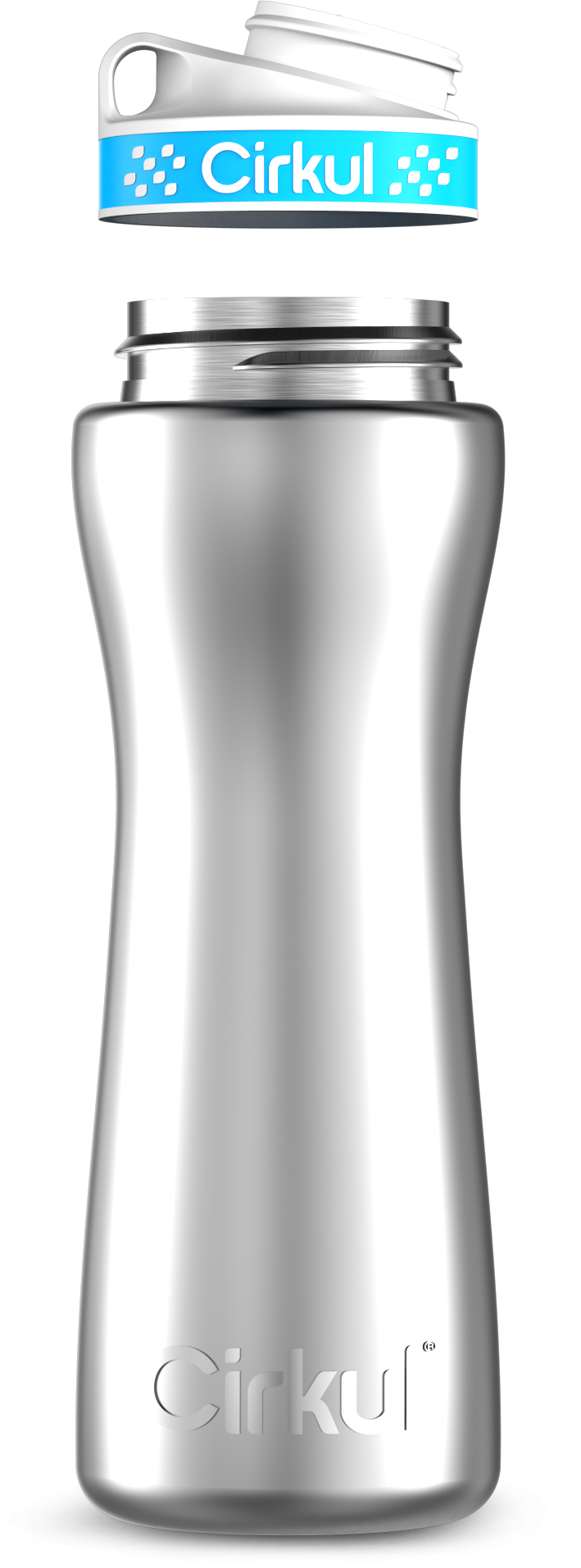 Custom 22oz. Stainless Steel Bottle & Comfort Grip Lid ertwg y8tbm