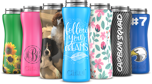 Custom 22oz. Stainless Steel Bottle & Comfort Grip Lid ertwg y8tbm