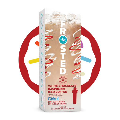 Frosted White Chocolate Raspberry Iced Coffee z8bhx 2zam7